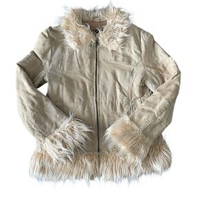 Authentic vintage suede Pennylane coat Atmosphere Phoebe Buffay style